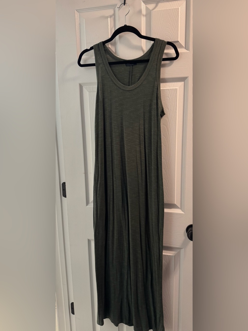 GAP Olive Tank Maxi Dress